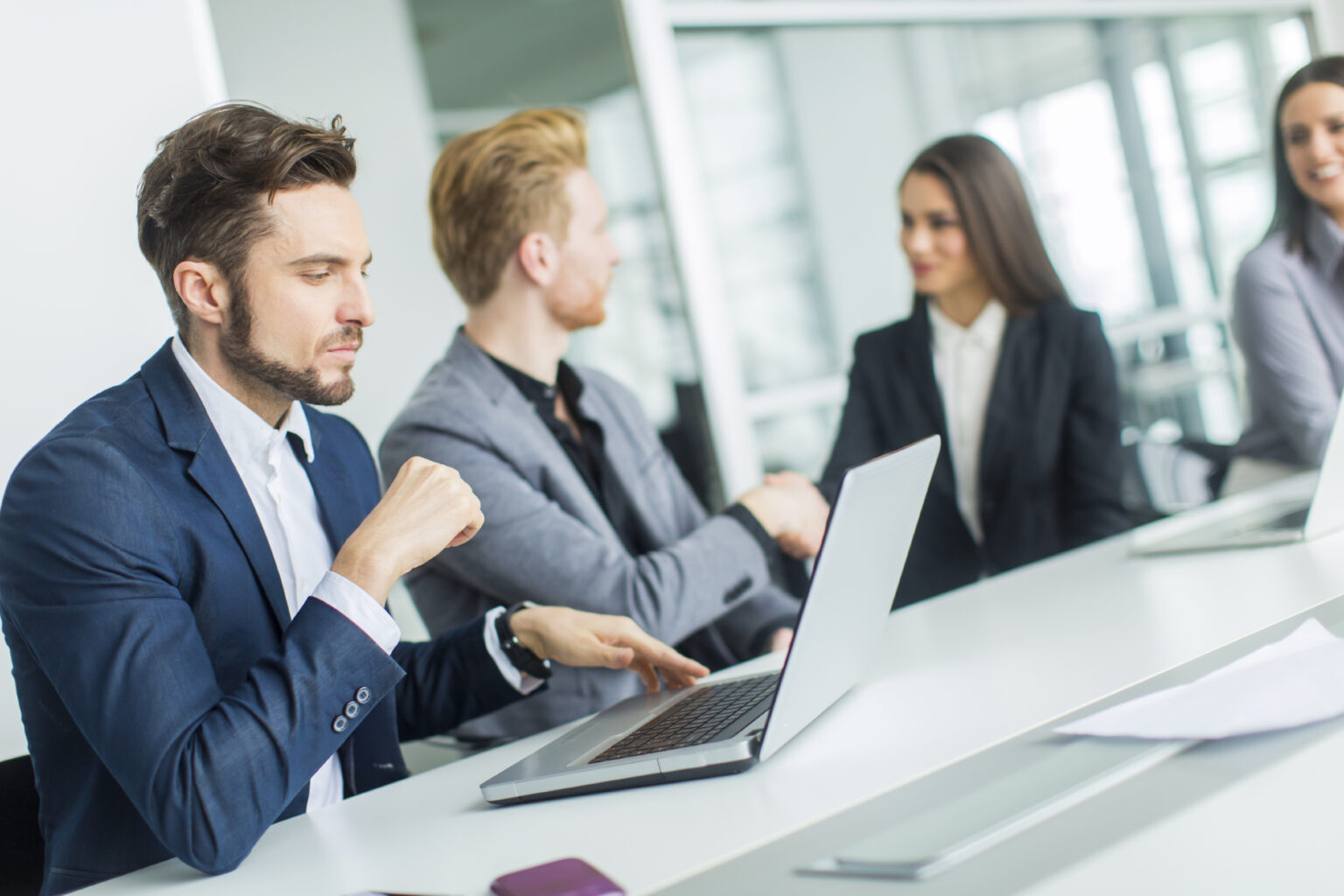 Young people in the office