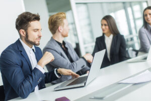 Young people in the office